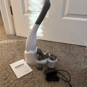 RENPHO White and Gray Handheld Massager